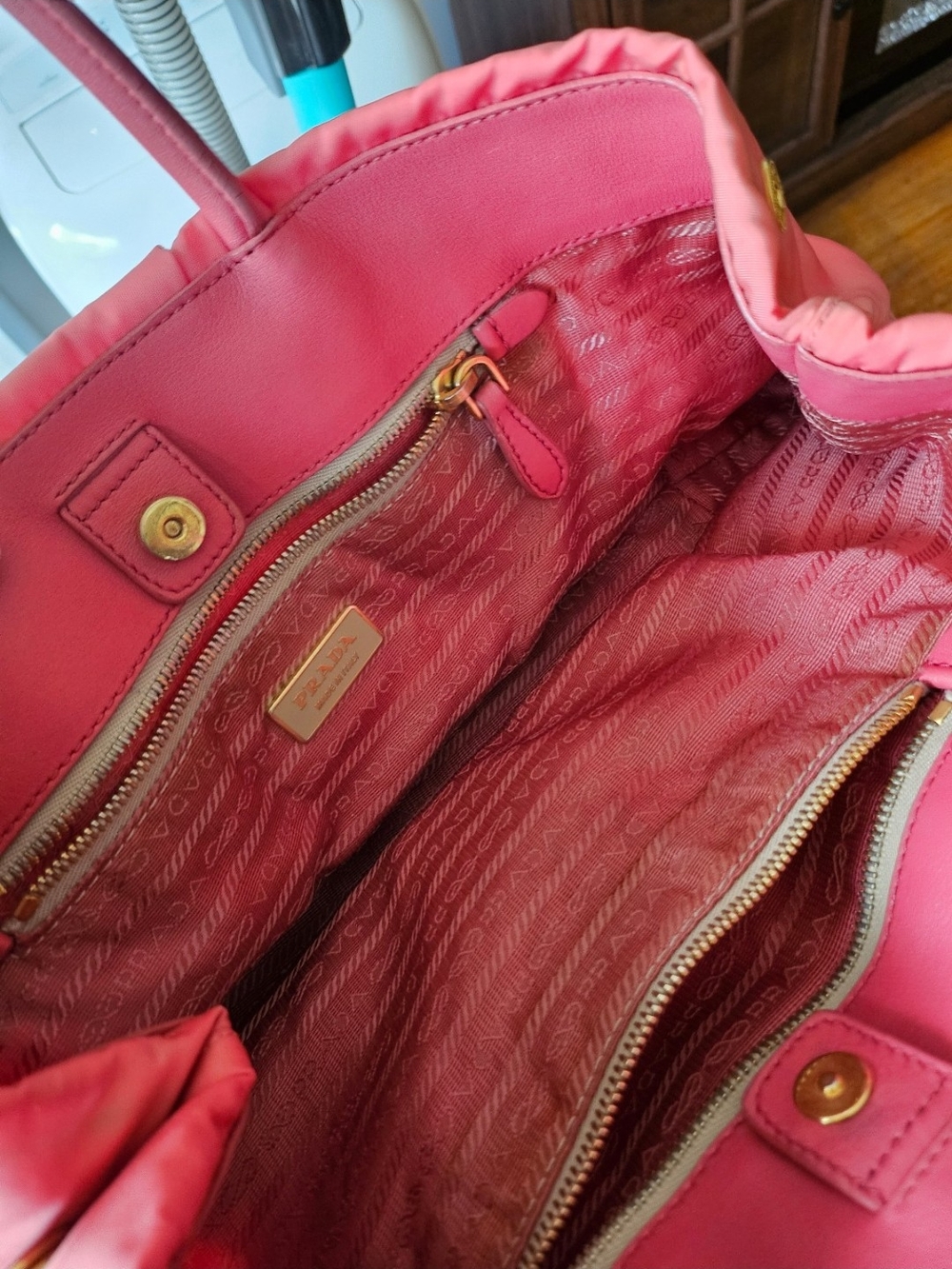 Prada Pink Bow Tote Bag - Picture 11 of 14